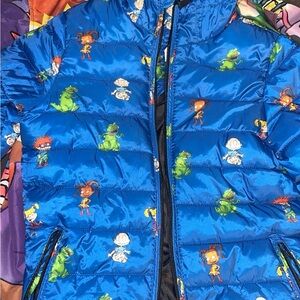 Kids Cartoon Character Blue Jacket